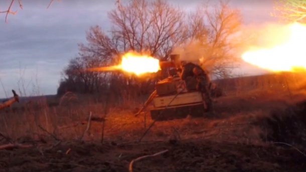 Правий сектор знищив позицію бойовиків на Донбасі: яскраве відео