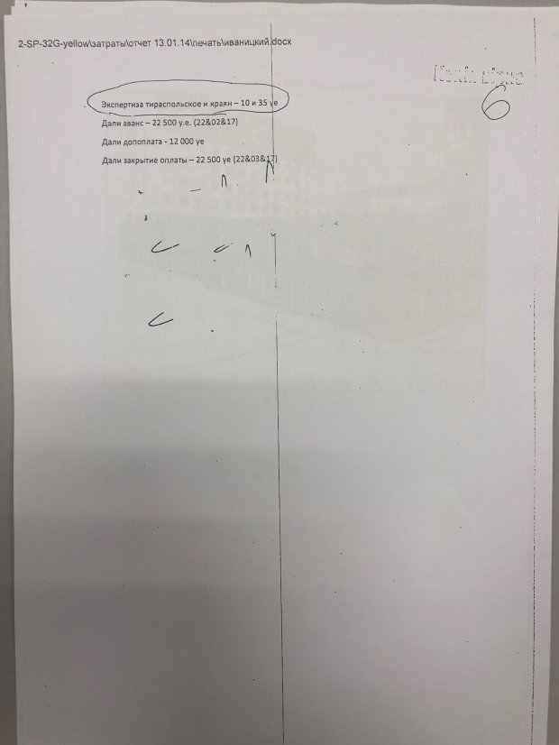 Саакашвілі оприлюднив чорну касу Одеської міськради у суді над Трухановим: фото