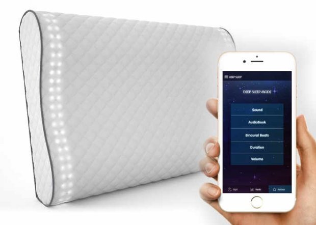 Sunrise Smart Pillow – розумна подушка з функцією нічника, будильника і трекера сну