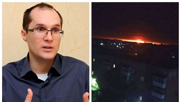 Вибухи на військових складах на Чернігівщині – це чергова диверсія Росії, – журналіст