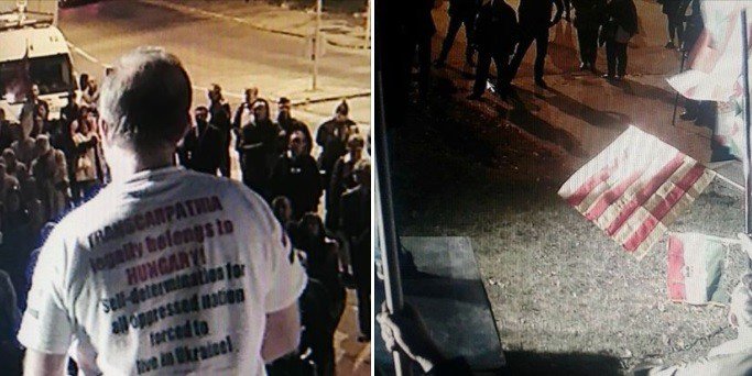 Акция по самоопределению Закарпатья в Будапеште: Было около 150 человек, продлилась примерно час