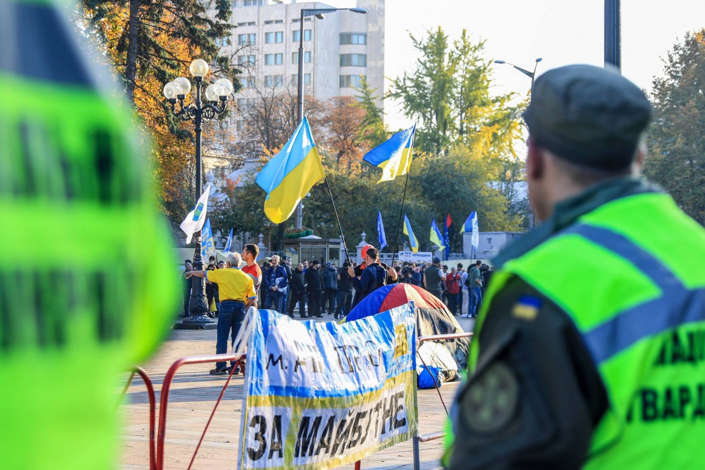 МВД: Ситуация в центре Киева остается контролируемой