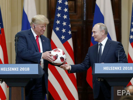 Путин сказал, что не против публикации стенограммы его разговора с Трампом в Хельсинки Путин сказал, что не против публикации стенограммы его разговора с Трампом в Хельсинки