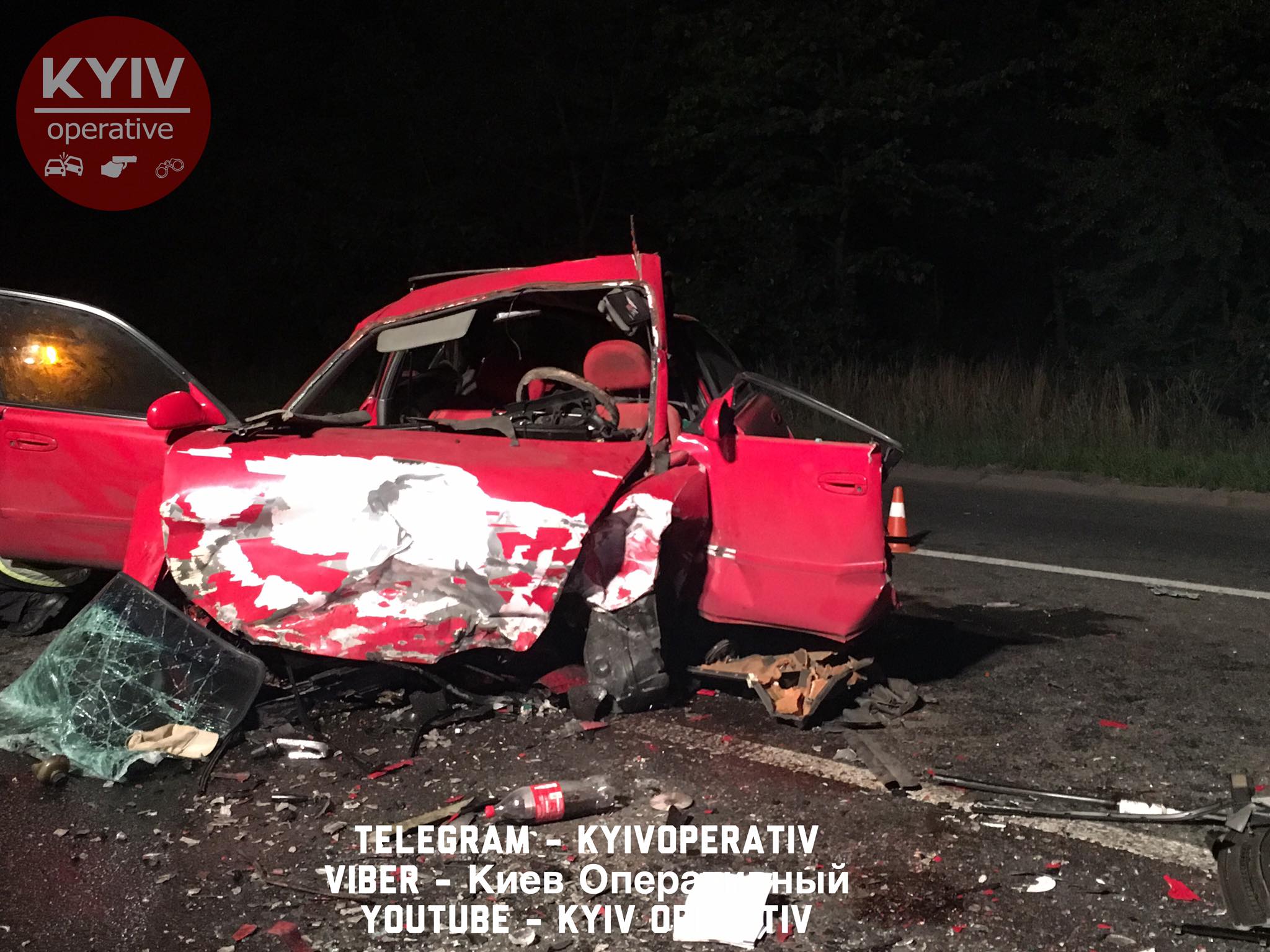В ДТП на Гостомельском шоссе погибли два человека, трое срочно госпитализированы