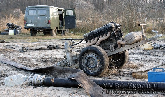 В Волынской обл. за незаконную добычу янтаря задержали 21 человека, - МВД