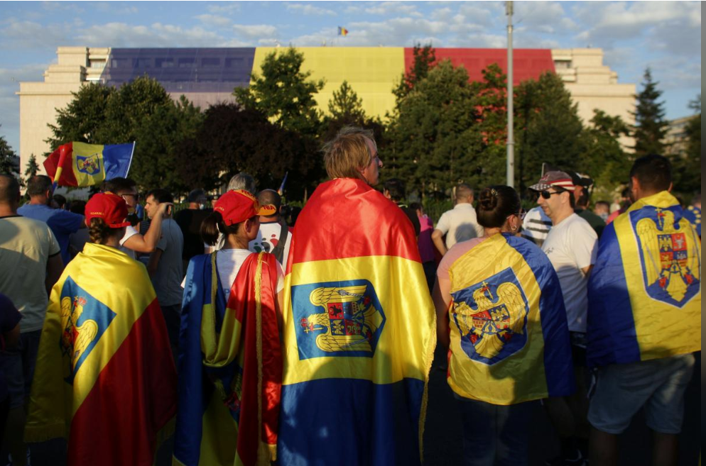 Второй митинг в Бухаресте прошел мирно и без жертв