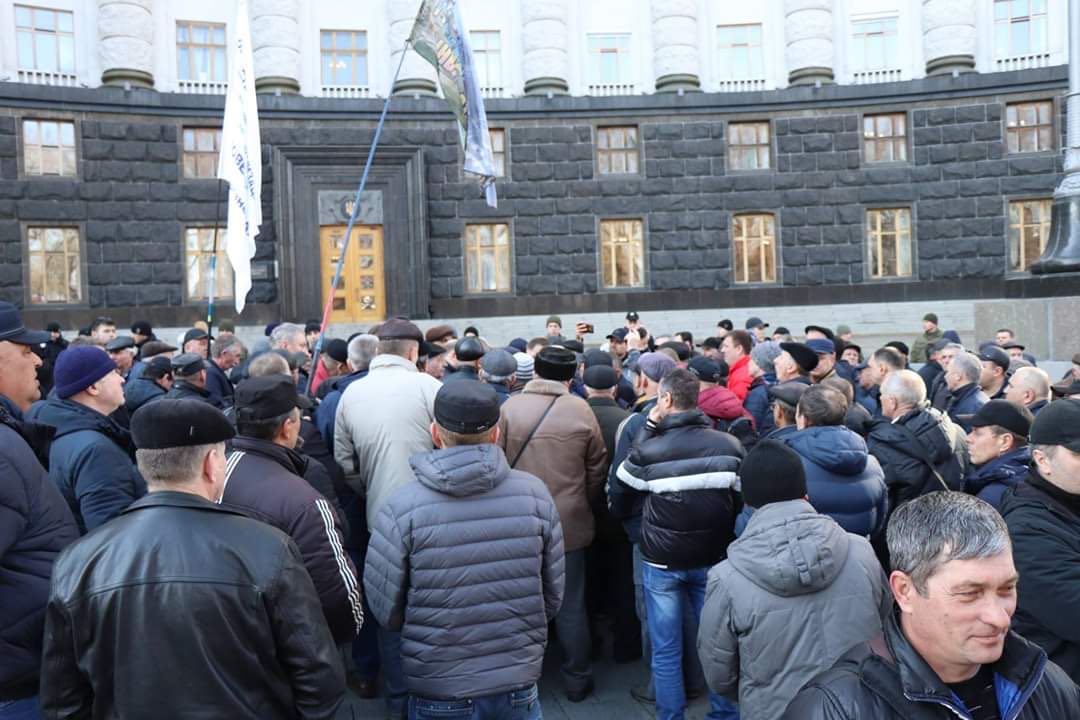 В здании Верховной Рады шахтеры требуют пересмотра размера индексации регрессных выплат
